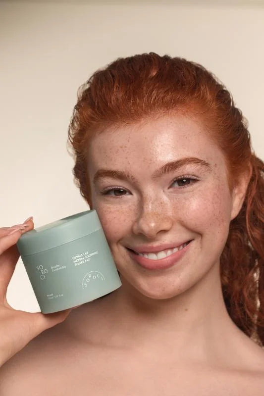 SOROCI "DERMA LAB HERBAL" RAMINAMIEJI DISKELIAI (80 DISKELIŲ), 150ml