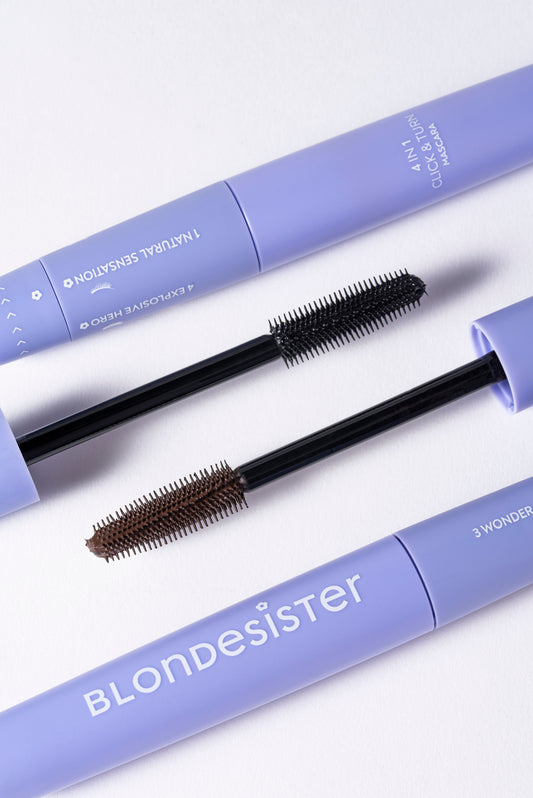 BLONDESISTER blakstienų tušas "4 in 1 Click&Turn", 12 ml