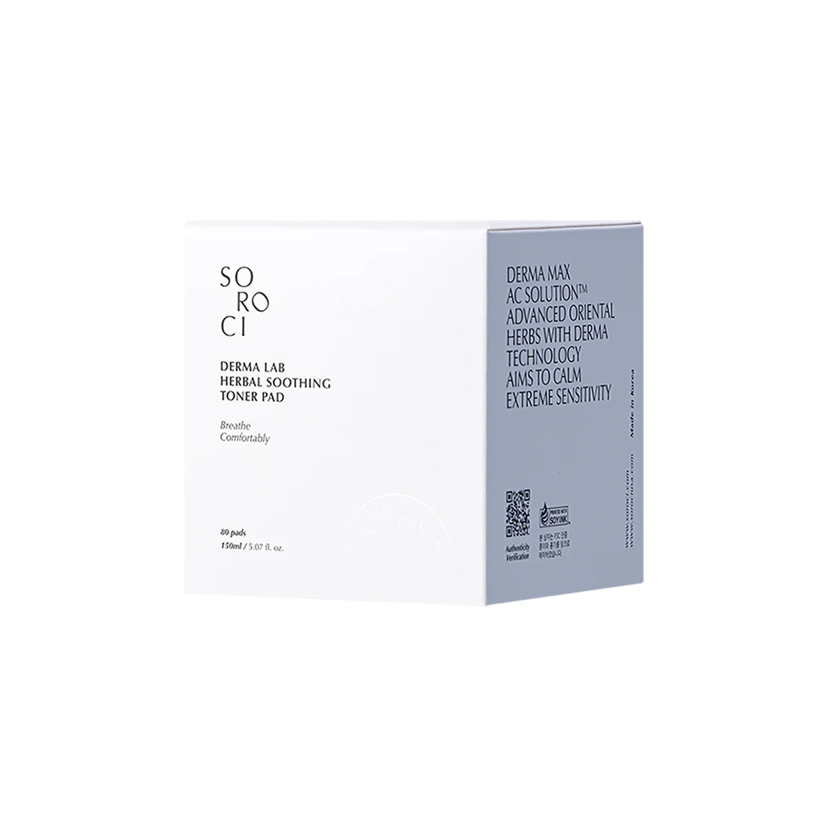 SOROCI "DERMA LAB HERBAL" RAMINAMIEJI DISKELIAI (80 DISKELIŲ), 150ml